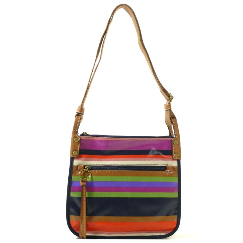 FOSSIL KEY PER CROSSBODY BLAUGESTREIFT ZB5600993 DAMEN TASCHE